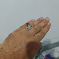 انگشتر نقره فیروزه باباقوری ۹۲۵ عیار|جواهرات|شهریار, اصیل آباد|دیوار