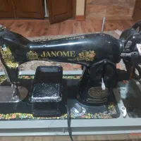 چرخ خیاطی قدیمی ژانومه ژاپن با پدال