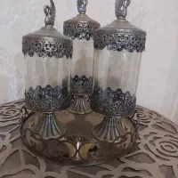 شکلاتی خوری ۳سایز باسینی آینه ای