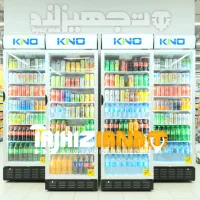 یخچال فریزر سفید مشکی برند کینو KINO اورجینال