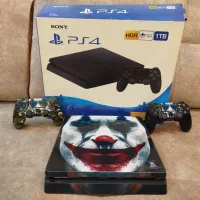 پلی استیشن 4 اسلیم یک ترا کپی خور دو دسته اصلی|کنسول، بازی ویدئویی و آنلاین|آمل, |دیوار