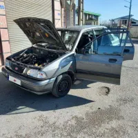 پراید صندوقدار ۱۴۱ دو لکه رنگ ۲ تا گلگیر جلو|خودرو سواری و وانت|رویان, |دیوار