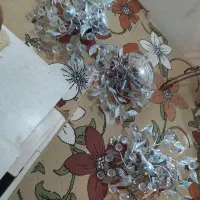 لوستر نقره ای|لوستر و چراغ آویز|سنندج, |دیوار