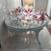 سرویس کامل بلور چشم اشکی قرمزقیمت ۵۰۰۰۰۰۰|ظروف سرو و پذیرایی|رشت, رشتیان|دیوار