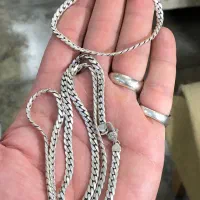 زنجیر و دستبند نقره