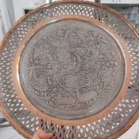 سینی مسی قلم کاری