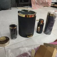 ست سطل حمام و دستشویی ۵ تیکه نو