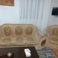 فروش مبل راحتی هفت نفره و پرده 10متری|مبلمان خانگی و میز عسلی|ماسال, |دیوار