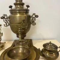 سماور ذغالی جنس و کیفیت عالی نو
