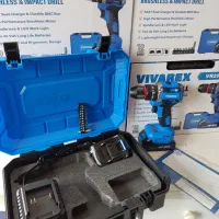 دریل شارژی براش لس چکشی ویوارکس ابزار رسولی