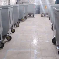 مخزن (گاری) زباله سطل زباله فنسی|لوازم نظافت|یزد, |دیوار