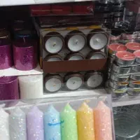 انواع شمع رنگی و شمع سکه ای