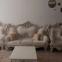دودست مبل سلطنتی ومیز ناهار خوری ۸نفره تمیز|مبلمان خانگی و میز عسلی|رفسنجان, |دیوار