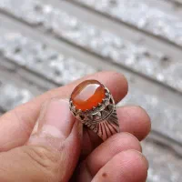 انگشتر عقیق یمنی پرتغالی دستساز|جواهرات|سیرجان, |دیوار