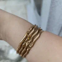 چهار لنگه النگو طرح طلا نو