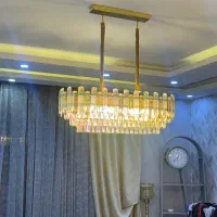 لوستر ۷ ردیف دو عدد و یک لاینر|لوستر و چراغ آویز|اهواز, زیتون کارمندی|دیوار