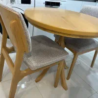 میز غذاخوری دو نفره چوب راش