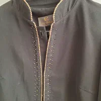 مانتو مشکی مجلسی بلند سایز۴۴|لباس|بناب, |دیوار