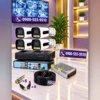 دوربین مداربسته ۵mp وارم لایت حرفه‌ای*ضدآب کد7324