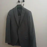 کت وشلوار پسرانه طوسی روشن مناسب پانزده شانزده سال