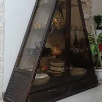 ویترین مثلثی طرح سرخ پوستی