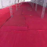فروش موکت قرمز  کارکرده نمایشگاهی|موکت|ساوه, |دیوار