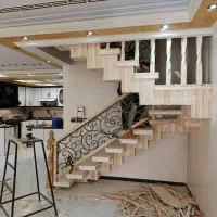 پله های چوبی ‌فلزی|خدمات پیشه و مهارت|شهریار, شهریار|دیوار