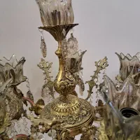 کنار سالنی ۱۲ شاخه کاملا برنز و نو