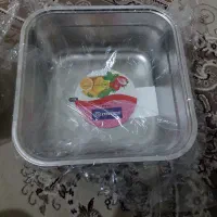 لگن و آبکش استیل نو