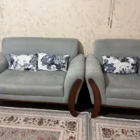 مبل هفت نفره سالم با عسلی|مبلمان خانگی و میز عسلی|کرمانشاه, |دیوار