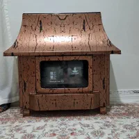 بخاری طرح شومینه کاملا سالم