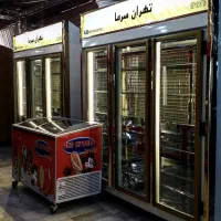 یخچال کد 122 ویترینی مدل تاجدار cnc با موتور بالا