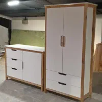 سرویس کامل تمام چوب منتسوری|تخت و سرویس خواب|پردیس, شهرک صنعتی خرمدشت فاز ۷|دیوار