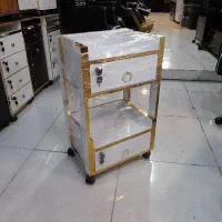 ترولی آرایشگاه ترولی چوبی ترولی قفل دار پایه سشوار