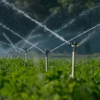 آبیاری کردن زمین کشاورزی