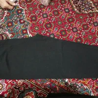 شلوار مشکی ساپورت جنس خوب ضخیم . روسری بزرگ