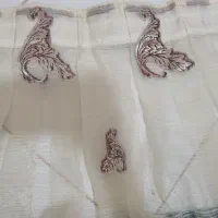 پرده حریر اطلسی