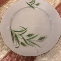 بشقاب گود گلسرخ ساخت ژاپن وگل گندمی