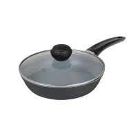 تابه ام جی اس سایز 28 تک دسته ژاپنی خاکستری گرانیت