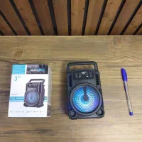 اسپیکر بلوتوثی شارژی فلش و رم و رادیو رقص نور|سیستم صوتی خانگی|ری, ظهیرآباد|دیوار