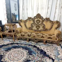 مبل 7 نفره سلطنتی|مبلمان خانگی و میز عسلی|محمدشهر, سیدآباد|دیوار