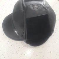 کلاه چرمی لبه دار دارای محافظ گوش گردن|کیف، کفش، کمربند|ارومیه, |دیوار