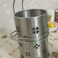 جاقاشقی آبچکان استیل دوتایی با آویز|آب‌چکان و نظم‌دهنده ظروف|تهران, گمرک|دیوار