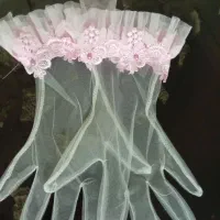 دستکش توری ومخمل زیبا