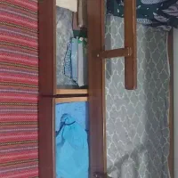 تخت دو طبقه نوجوان با چوب گردو|تخت و سرویس خواب|تهران, مولوی|دیوار