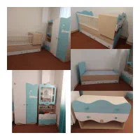 سرویس تخت و  کمد دو منظوره کودک و نوجوان