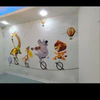 فروش،اجرای پوستر سه بعدی کودک،و اتاق خواب