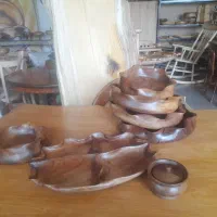 سرویس پذیرایی ومیز غذاخوری چوب