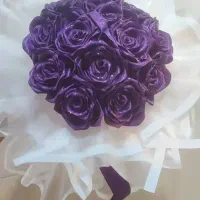 گل های روبانی با کیفیت و زیبا|گل مصنوعی|آبادان, |دیوار