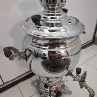 سماور برادران کوره دار ۴ نشان شیر ،اکبند(۸لیتری)